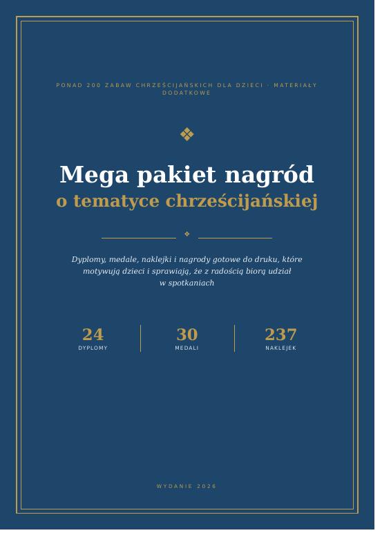 Okładka: Mega pakiet nagród o tematyce chrześcijańskiej